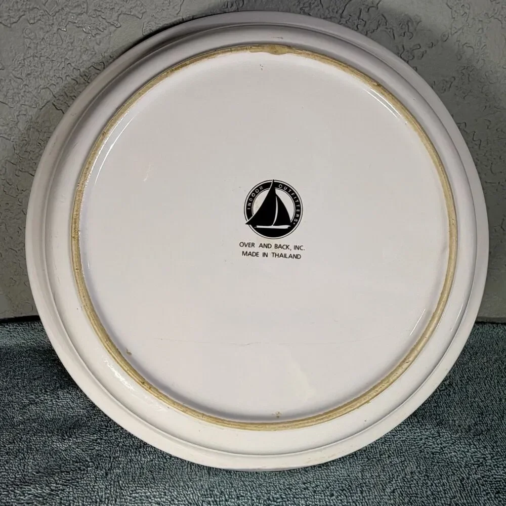 VTG Cherry Pie  Recipe Plate Indoor Outfitters Cottage Core Granny Fall Decor